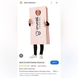 Crumbl Cookies Costume